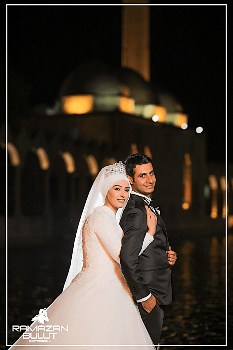 gece düğün fotoğrafları